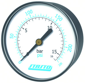 manometr z rurką Bourdona MA001-40R-10-D