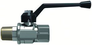 Ball valve made of brass BA203-212-L