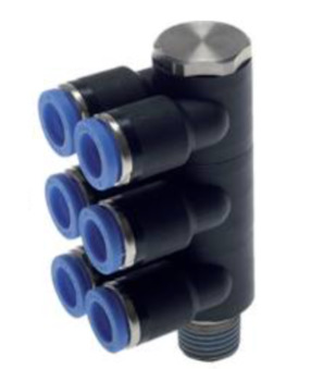 Mehrfachverteiler PI90C-08-14-D-T-360