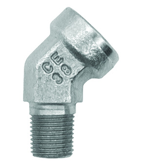 złączka kątowa 45°-BSPP1/4"- 1/4" BSPT