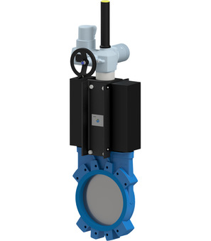 zasuwy nożowe z napędem elektrycznym A1EM2HS2-5-200-B-02