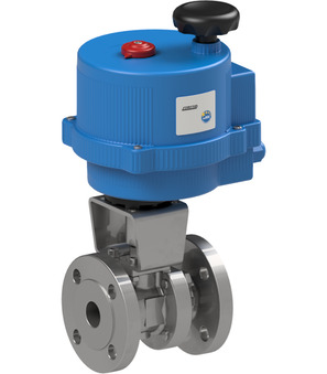 zawór kulowy kołnierzowy z napędem elektrycznym BA044-150-0C-01