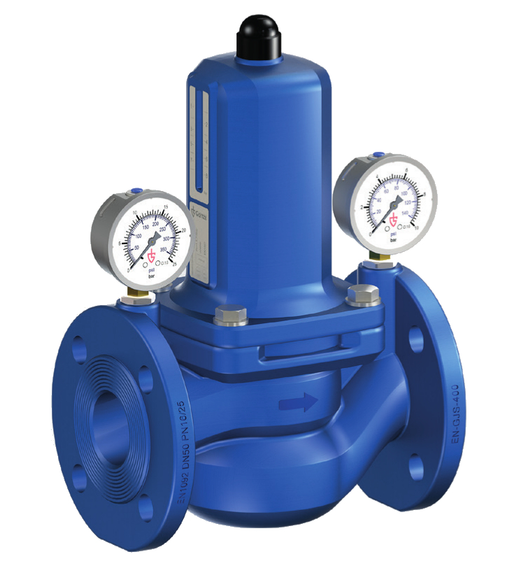 regulator ciśnienia kołnierzowy PR125-12525-3/12-MG