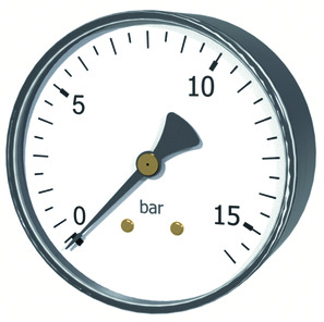 Rohrfedermanometer MA001-40R-1