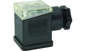 wtyczka mit eingebautem Gleichrichter und LED-gelb-230VAC