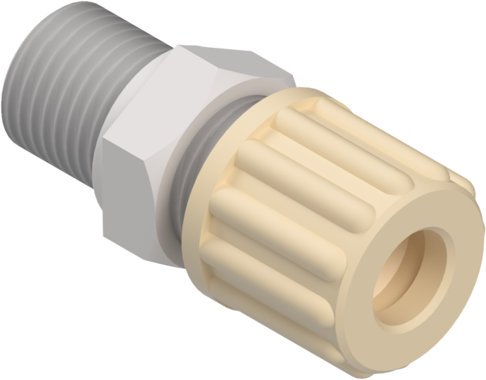 Straight male stud fitting CF12-08-14-C