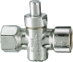 Manometer push button valve