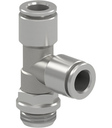 Male stud branch tee swivel Series PI24-360