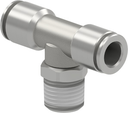 Male stud branch tee swivel Series PI21C-360