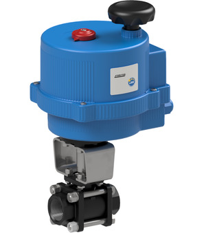 Ball valve with electrical actuator Series 8E004