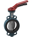 Butterfly valve with hand lever Series BUW6-DE-L