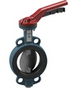 Butterfly valve with hand lever Series BUW6-DSE-L