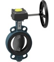 Butterfly valve with manual gear box Series BUW6-DSE-G