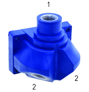 T-connector 45° With wall mounting bracket Series SPEEDLINE