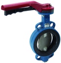 Absperrklappe mit Handhebel Serie BUW6-DN-L