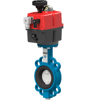 Absperrklappe mit Elektroantrieb Serie BUW6-DSE-01
