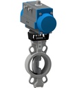 Butterfly valve with pneumatic actuator Series BUW-CSIS-D