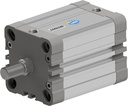 Compact magnetic cylinder Series NSKU-M-VV