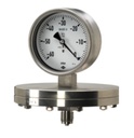 Plattenfedermanometer in Chemieausführung