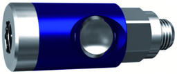 Kupplungen - Sicherheitssystem DN 7,4 - Aluminium eloxiert/Messing vernickelt