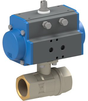 Automatisierte Kugelhähne – pneumatisch
