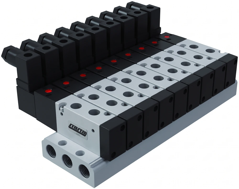3/2- 5/2- 5/3-way valves - series K (connector size 16mm)