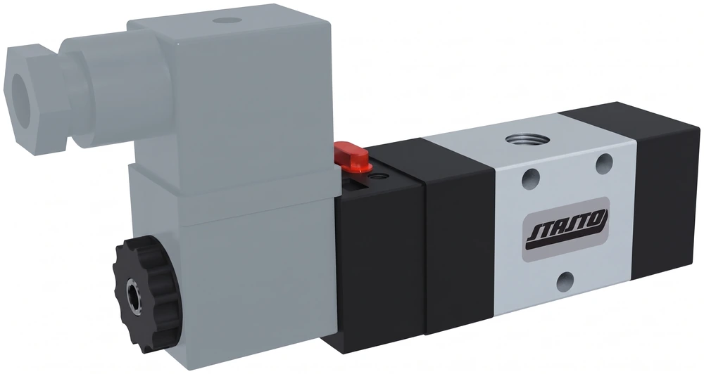 3/2- 5/2- 5/3-way valves - series E+V (connector size 22mm)