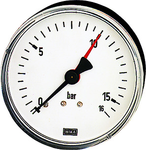 Bourdon tube manometer