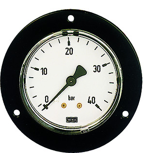 Bourdon tube manometer