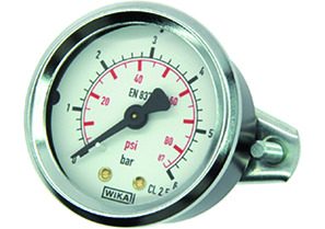 Bourdon tube manometer
